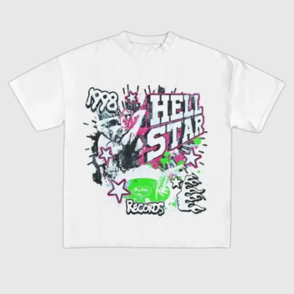 Hellstar 1998 Records T Shirt White (2)